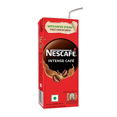 Nescafe Intense Cafe Flavoured Milk – Cappuccino, 180 ml Tetra Pak