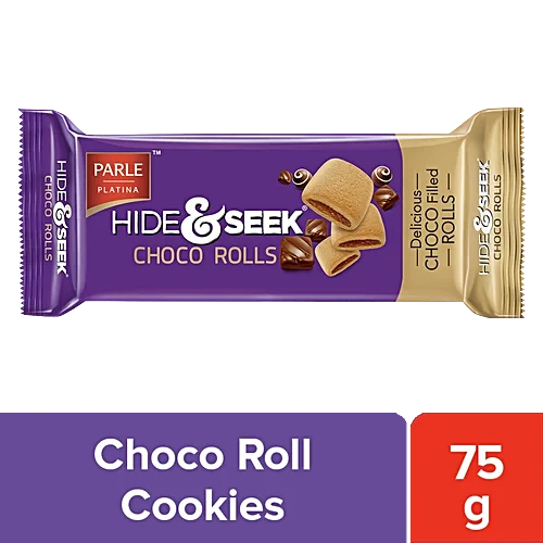 Parle Hide and Seek Choco Rolls, 75g