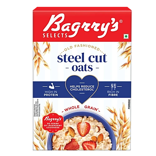 BAGRRY`S STEEL CUT OATS 500GM