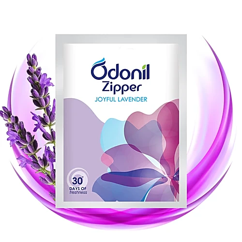 Odonil air Freshner Zipper Lavender 10Gm
