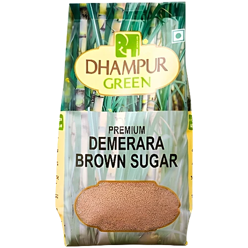 Dhampur Green Demerara Sugar(Brown)500Gm