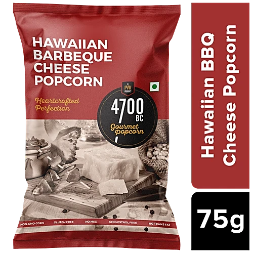 Pvr Hawaiian Barbeque Cheese Popcorn , 75Gm