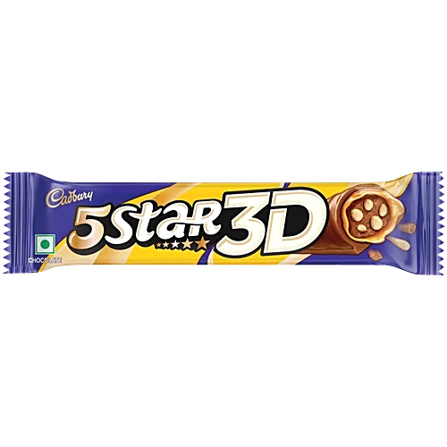 Cadbury 5 Star 3D Chocolate Bar, 45gm