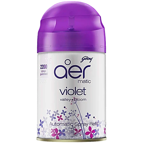 Godrej Aer Matic Spray – 225ml (Violet Valley Bloom)