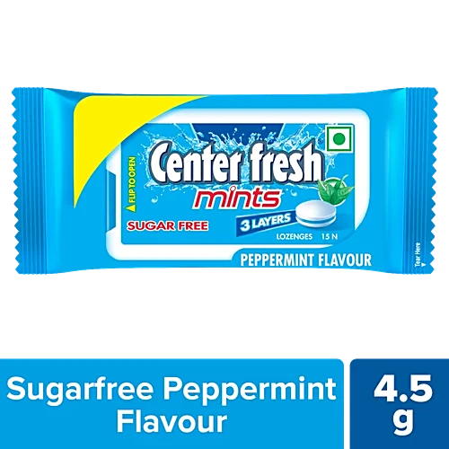CENTER FRESH PEPPERMINT 4.5G