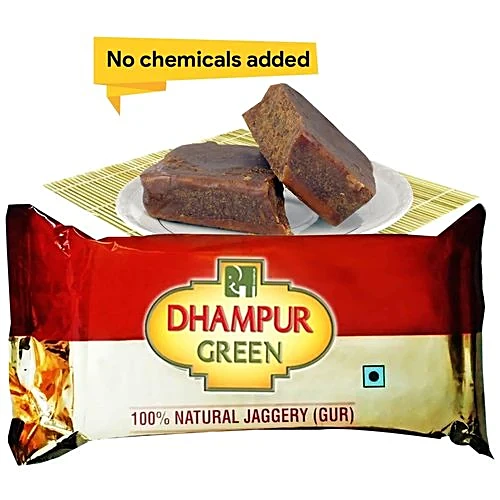 Dhampur Green Jaggery(Gur)220Gm