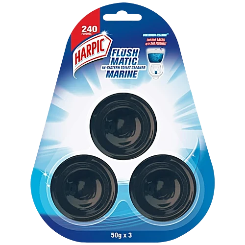 Harpic – Marine, Flushmatic In-Cistern Toilet Cleaner Blocks   150 gm