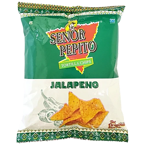 Senor Pepito Tortilla Chips – Jalapeno, 150g Pouch