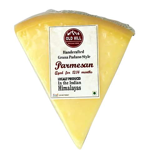 Old Hill Handcrafted Grana Padano Style Parmesan Cheese, 200 Gm