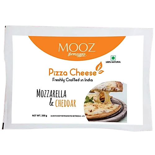 MOOZ CHEDDAR PIZZA 200GM