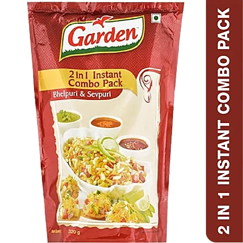 Garden 2-in-1 Instant Combo Pack – Bhelpuri & Sevpuri, 320 g