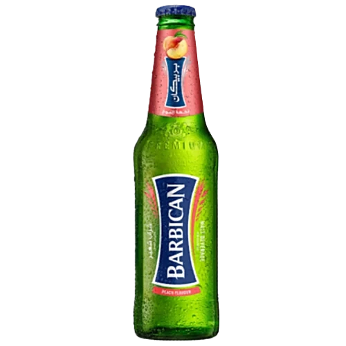 Barbican Non-Alcoholic Beer Bottle – Malt Beverage, Peach Flavour, 330 ml