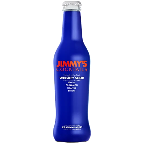 Jimmys Cocktails Whiskey Sour – Cocktail & Mocktail Mixer, 250 ml