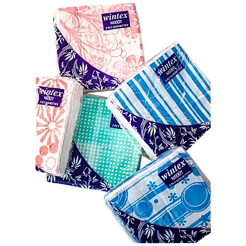 Wintex Elegant Super Soft, Everyday Disposable Paper Napkin (White) 2ply