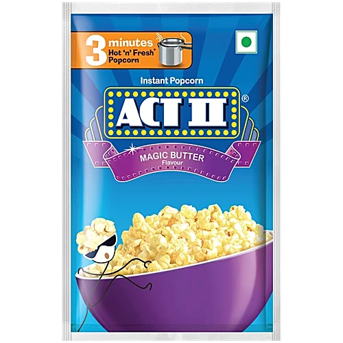 ACT II Instant Popcorn – Magic Butter Flavour, 35 g