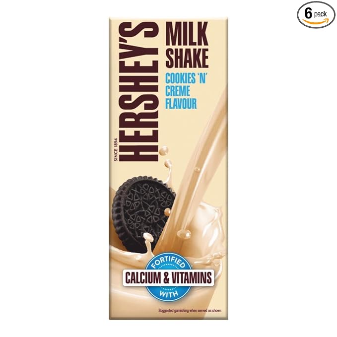 Hershey`S Milk Shake Cookies n Creme 200Ml