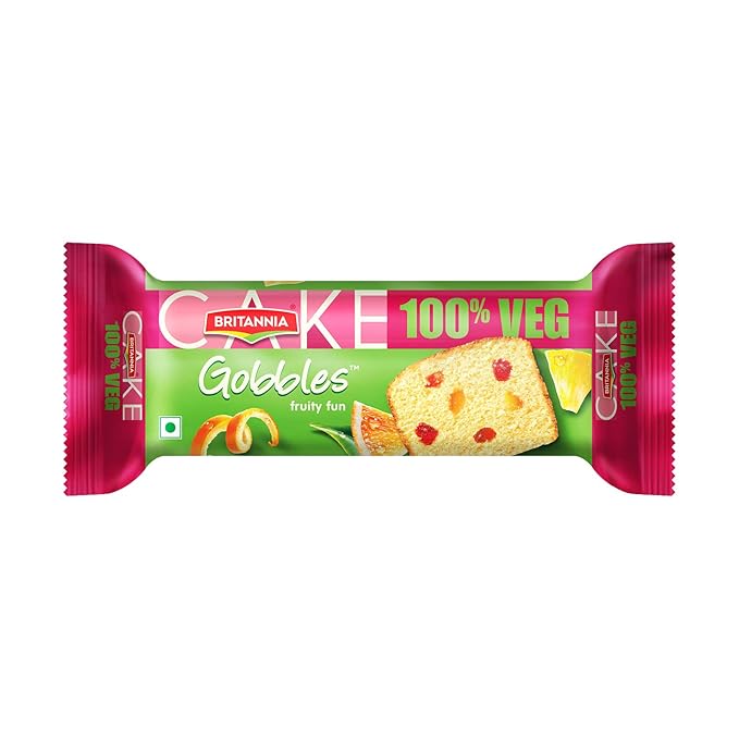 Britannia Cakes Veg Fruit cake Pouch, 75 g