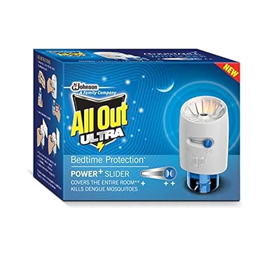 AllOut Ultra Power+ Slider Mosquito Repellent Refill With Machine combo – 45Ml, Lotion, Patch, Granule