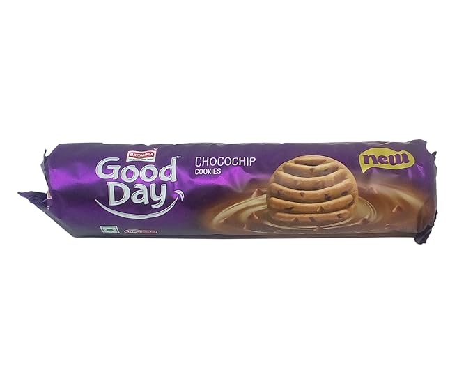 Britannia Good Day Cookies – Chocochip, tea time snack 120g Pack
