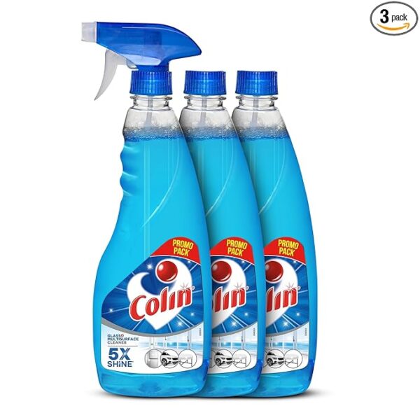 Colin Liquid Cleaner Colin Glass and Surface Cleaner Liquid Spray – 500 ml x 3 (Pack of 3 ...