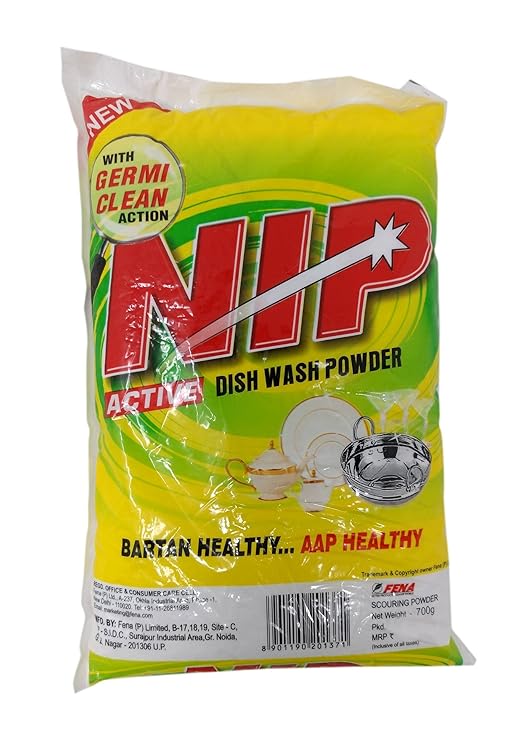 Nip Dishwash Powder – Germi Clean Action, 700g Pack