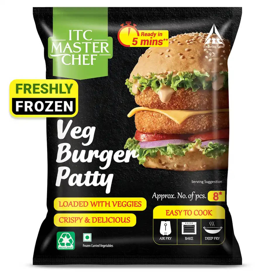 ITC VEG BURGER PATTY 540G
