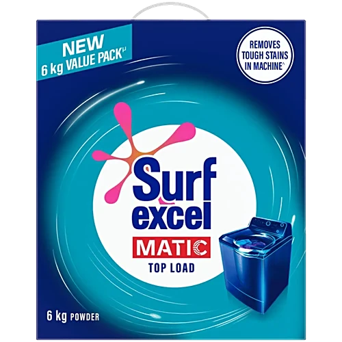 Surf excel Matic Top Load Detergent Powder 4 + 2 kg Detergent Powder 6 kg