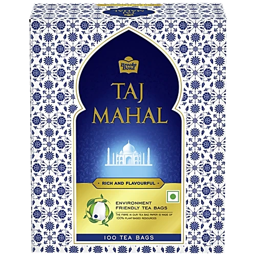 Taj Mahal Tea Bags 100 pcs, Rich and Flavourful Chai