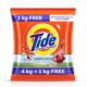 Tide Plus Detergent Washing Powder - 4kg+1kg free | Jasmine & Rose Fragrance