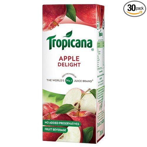 Tropicana Apple delight juice 200Ml tetra pack