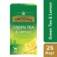 Twinings Tea Bag Green & lemon 25 tea bags