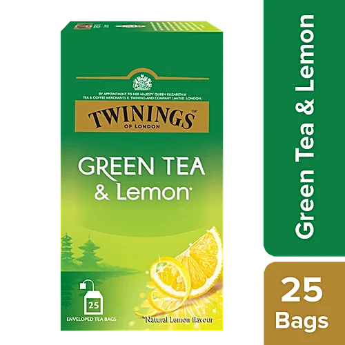 Twinings Tea Bag Green & lemon 25 tea bags