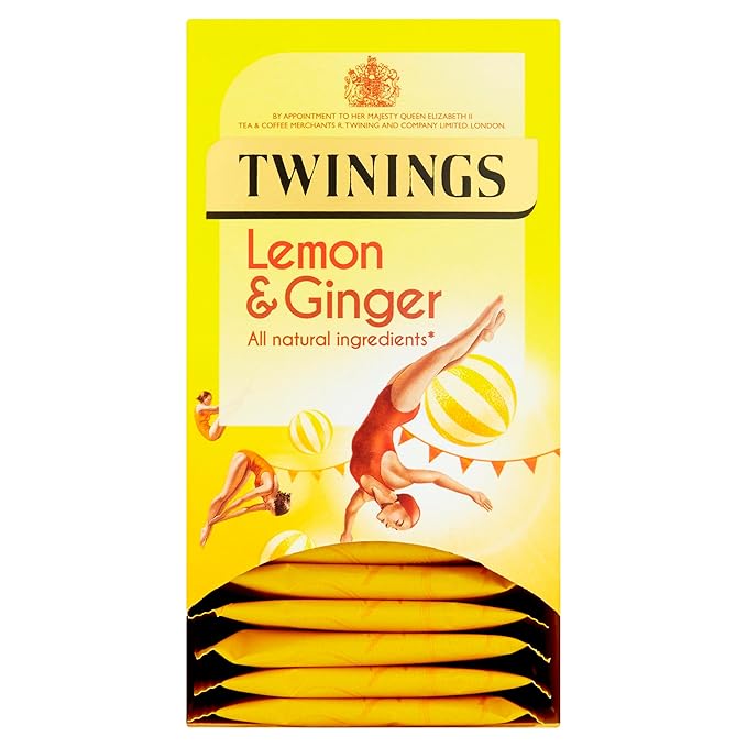 Twinings Tea Bag lemon & ginger 25 tea bags