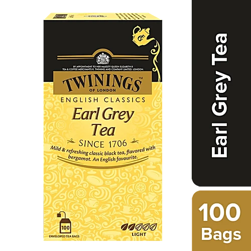 Twinings Tea Earlgrey 100 tea bag