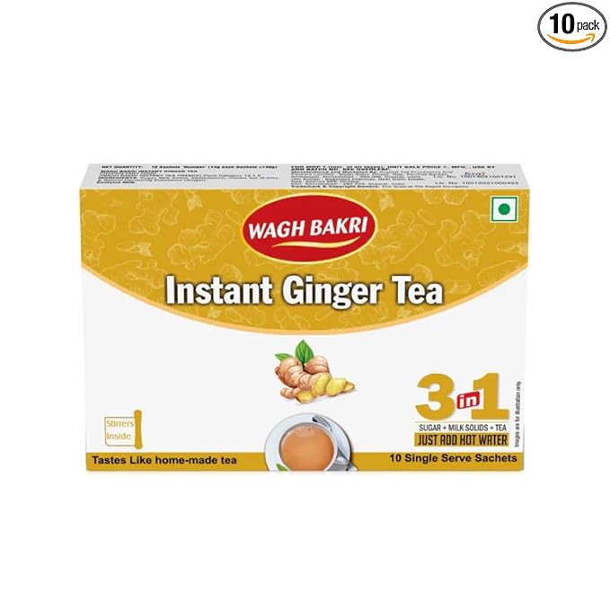 WAGH BAKRI INSTANT TEA GINGER 140G