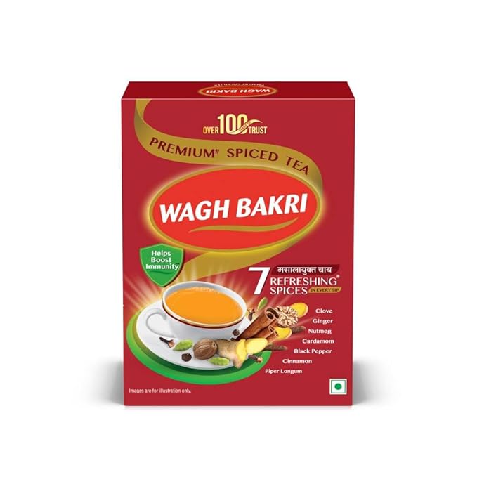 Wagh Bakri Premium Spiced Tea | With 7 Refreshing Spices |500 Gram