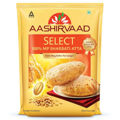 Aashirvaad Select Sharbati Wheat Atta 10 kg