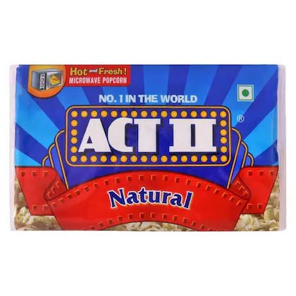 ACT II Microwave Natural Popcorn  (99 g)
