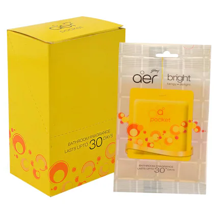 Godrej Aer Pocket Bright Tangy Delight Bathroom Freshener 10 g