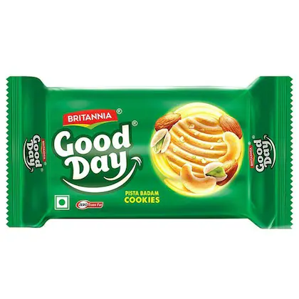 Britannia Good Day Pista Badam Cookies, 200 g Pouch