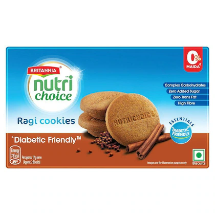 Britannia NutriChoice Essentials Ragi Cookies 150 g