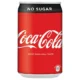 Coca Cola Soft Drink Zero Can, 180ml ( Pack of 36)