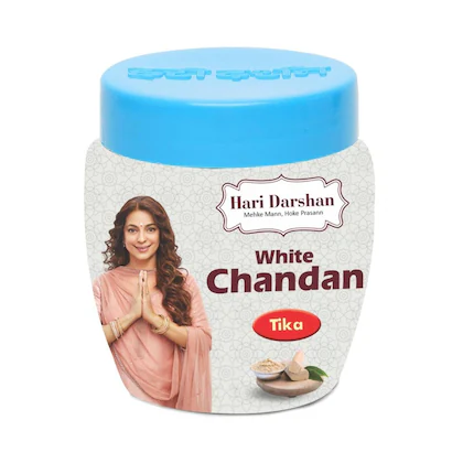 Hari Darshan Chandan Tika – White, 40 g