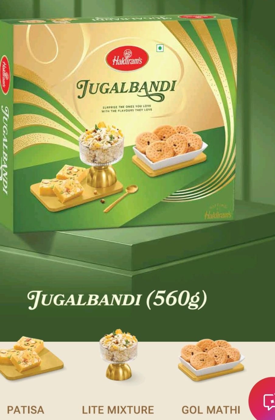 HALDIRAMS JUGALBANDI 580G