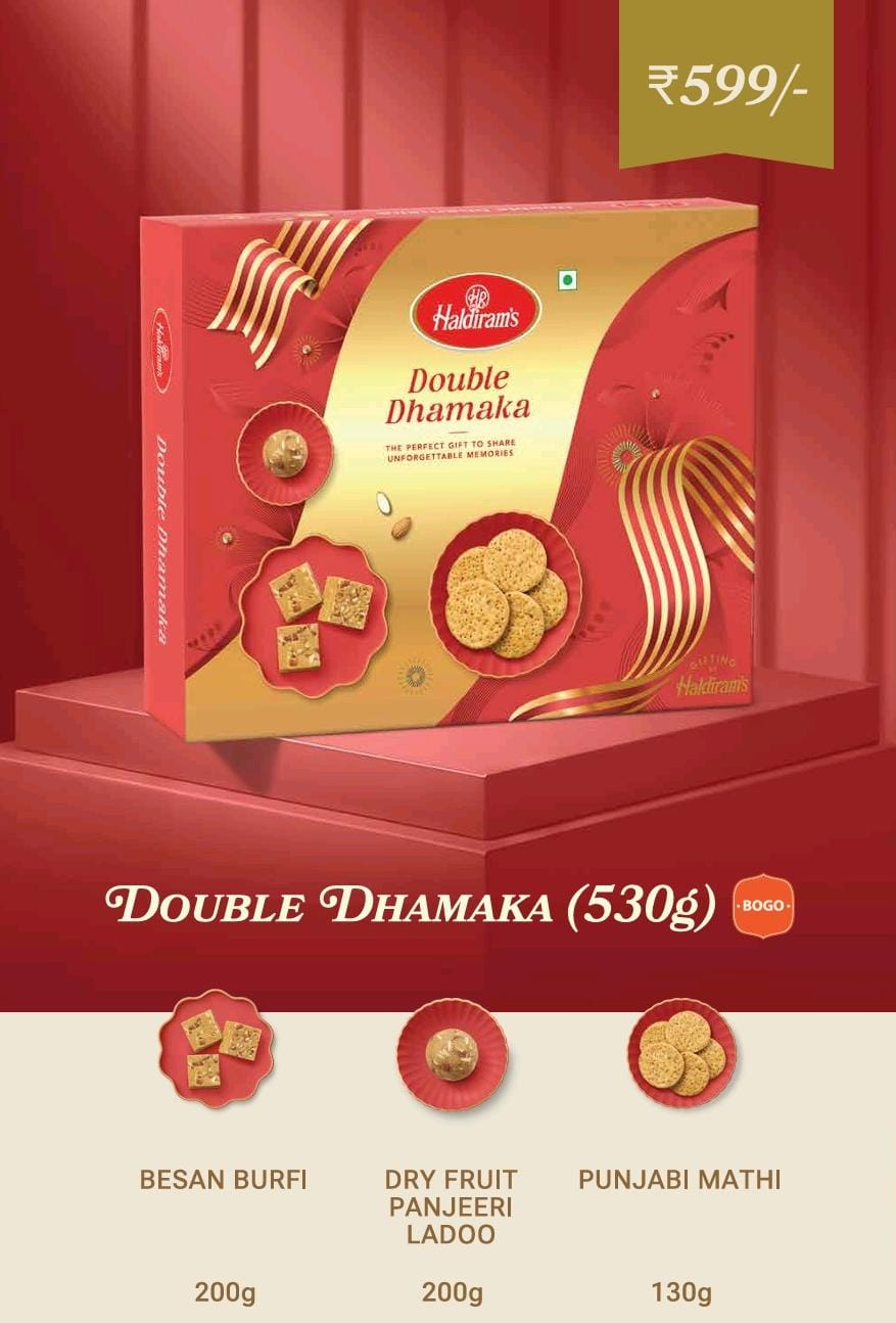HALDIRAMS DOUBLE DHAMAKA 530G