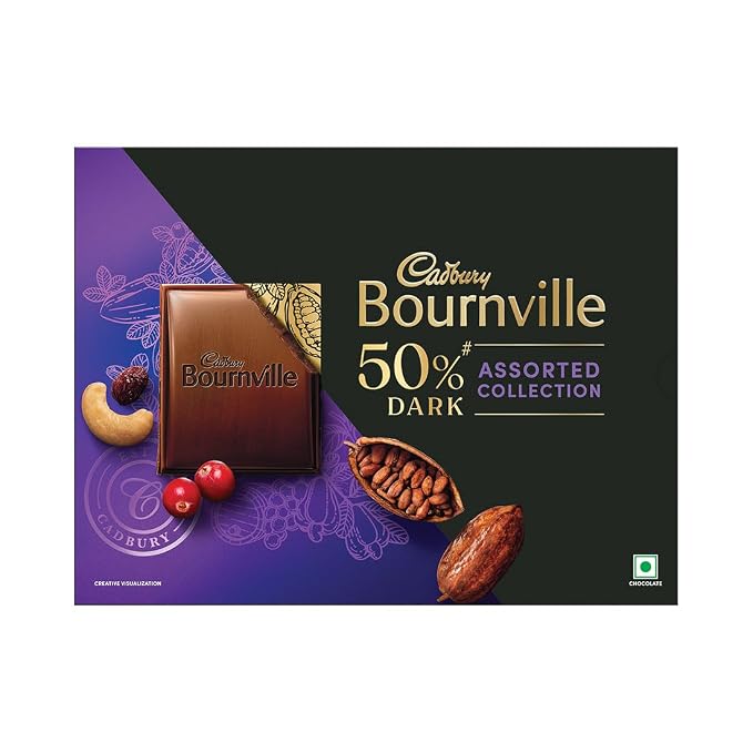 CADBURY CELEBRATIONS DARK COLLECTION BOURNVILLE 150GM